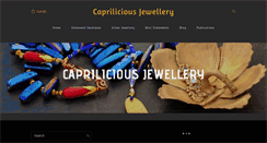 Desktop Screenshot of capriliciousjewellery.com